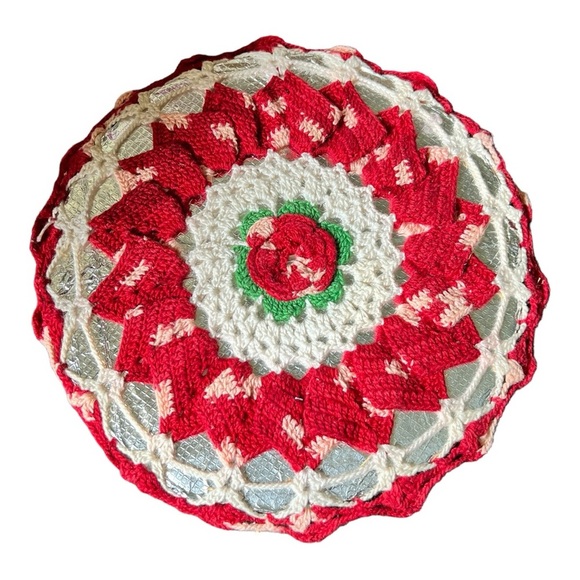 Vintage Hand Crocheted Hot Pad‎ - Picture 1 of 3